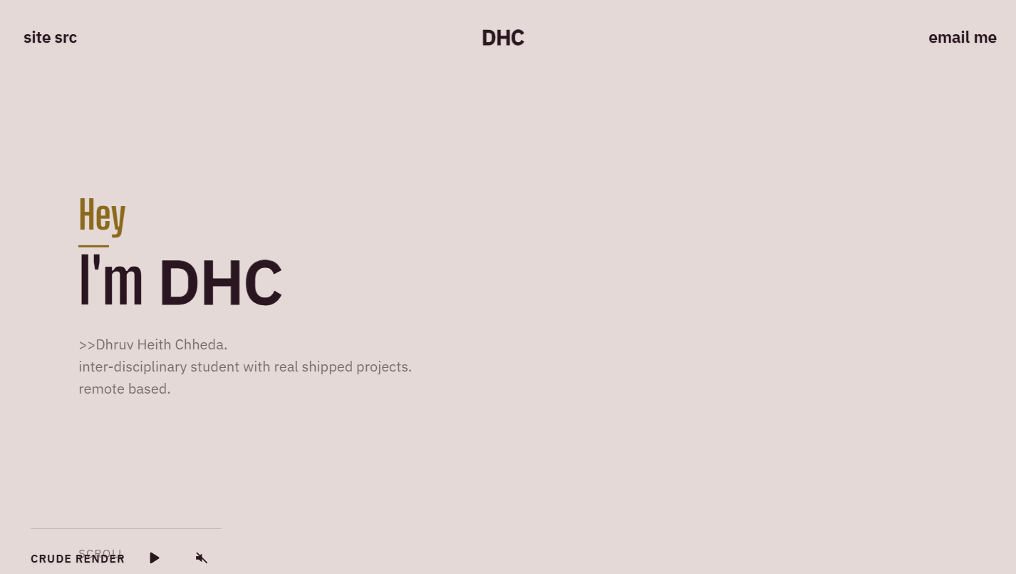 Rejected Design