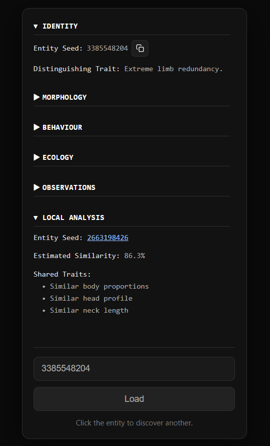 Alien Generator Interface